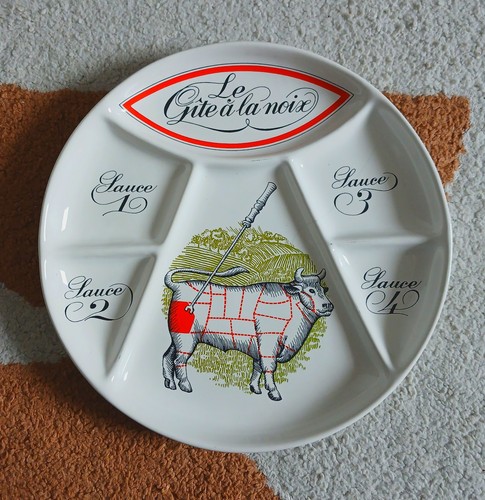 Assiette compartiments - assiette, à