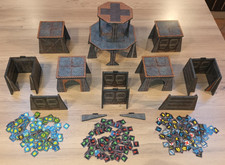 HUGE SET! HOMEMADE SCENERIES &