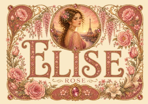 Affiche élise prénom - a4,