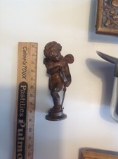 Sceau bronze 19ème, travail très fin de F.Barbedienne (+ 1essuie-plume 3buvards)