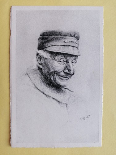 Cpa gravure dessin jean - gravure,