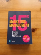 Livre Marketing Management Par Kotler 15ème Edition. Éditions Pearson 