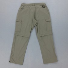 Pantalon Cargo Convertible Trangoworld 2XL Kaki Randonnée Léger Nylon