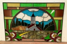 Vitrail Art Déco a décor