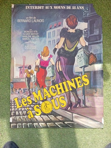 Affiche cinéma les machines - cinéma,