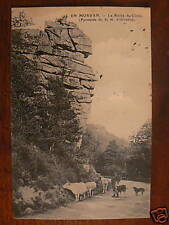 cpa 58 en morvan la roche du