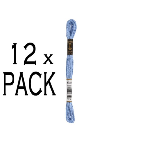 12x anchor torsade - anchor, bleu