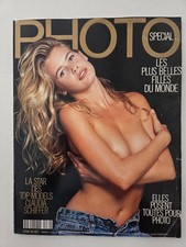 PHOTO FRENCH MAGAZINE #270 mars 1990 top-models Claudia Schiffer Monica Bellucci