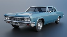 3d Printed 1/25 1966 Chevrolet