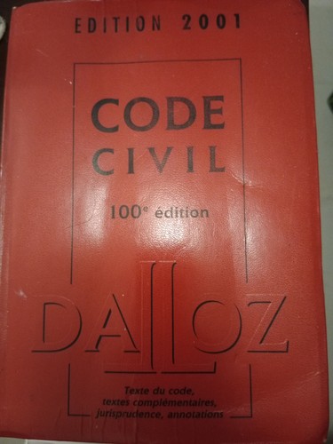 Dalloz code civil 2001 - dalloz,
