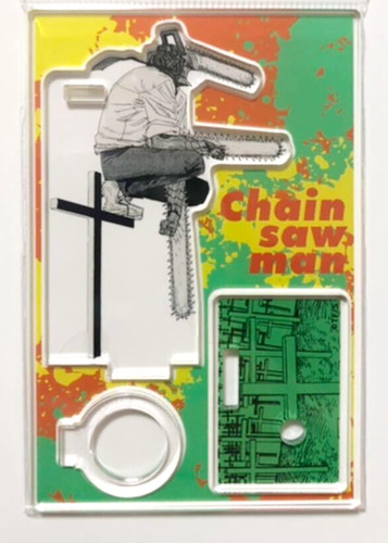 Chainsaw man acrylic pen - acrylic, stand