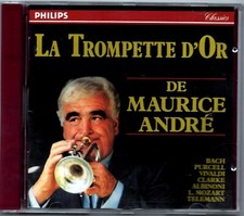 CD ★ La Trompette D'Or ★ Maurice ANDRE ★ Bach Purcell Vivaldi Mozart ★ Album CD 