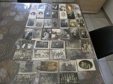 lot 44 carte postale photos groupe famille sodat voiture conscrit annéees 1900