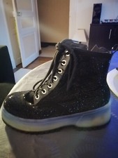 Chaussures compensées Pailletée Bershka 36