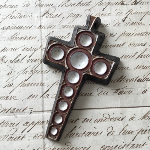 Grand pendentif croix - grand,