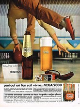 PUBLICITE  1970   VEGA 2000  bière