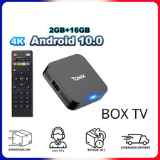 Box TV Smart Android Wifi Media Quad Core 2gb/16gb 4K Boitier Ultra Slim Pro