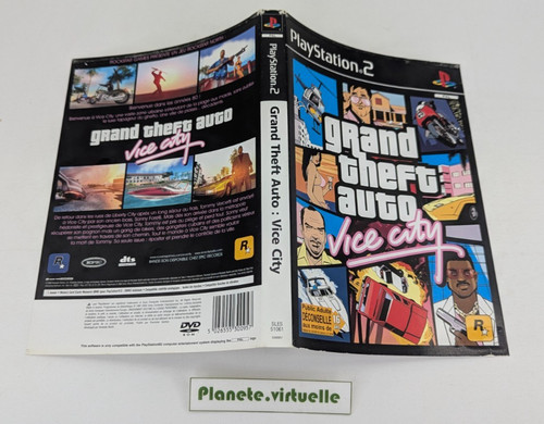 Jaquette gta vice city - vice, ps2