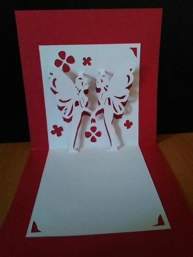 Carte kirigami pop - 3d, up