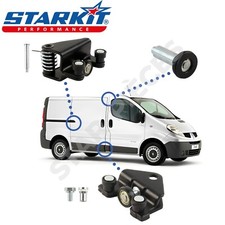 Kit roulette galet de porte latérale RENAULT TRAFIC 2 OPEL VIVARO A 7700312012