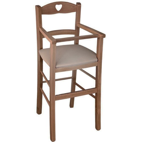 Chaise haute bois color - haute,