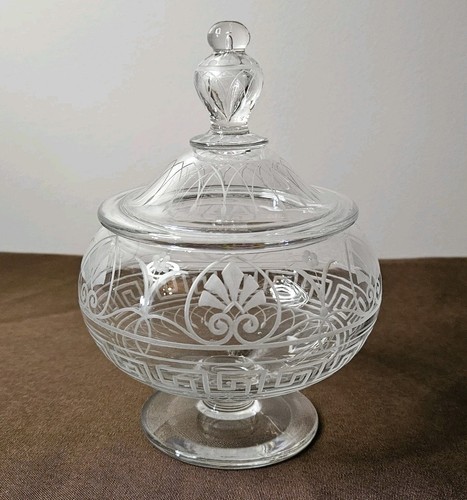 Baccarat bonbonnière sucrier - baccarat, bonbonnière,