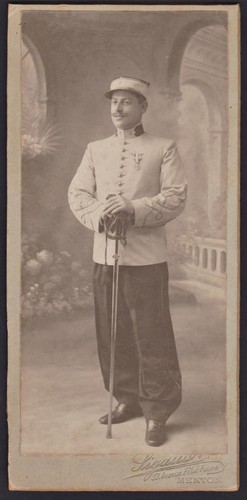 Portrait militaire 1900 - portrait, ~1900