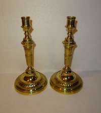 PAIRE DE BOUGEOIR CHANDELIER FLAMBEAU LOUIS XVI LEUCHTER CANDLESTICK CANDELIERE