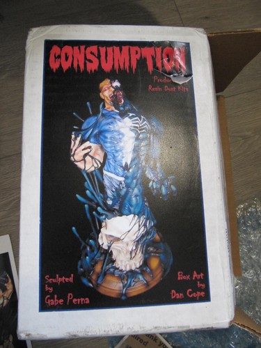 Venom comsumption bust resin - venom,