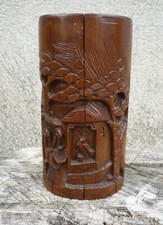 Pot à pinceaux ancien -