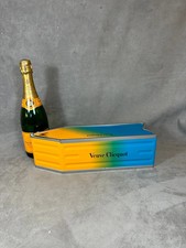 RARE Veuve Clicquot boite métal panneau flèche orange bleu Arrow box Année 1990