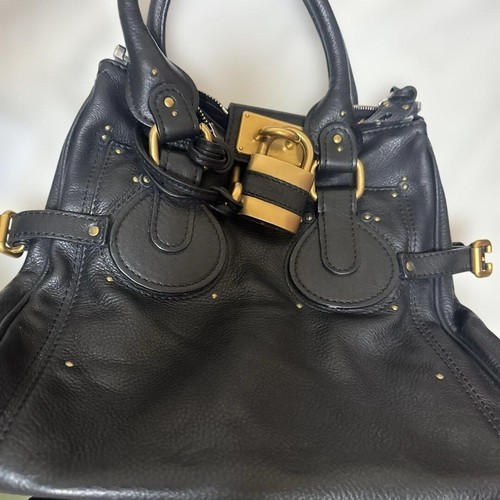 Sac main cadenas cuir - sac, à