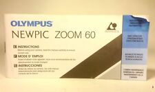 Olympus Newpic Zoom 60  --  Vintage 35mm Film SLR  AUTHENTIC INSTRUCTION MANUAL