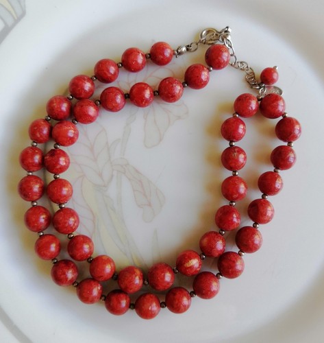 Ancien collier perles - collier,