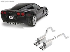 Borla S-TYPE Échappement Sport Corvette C6 Z06 7.0L, ZR1 6.2L 2006-2011 4x108mm