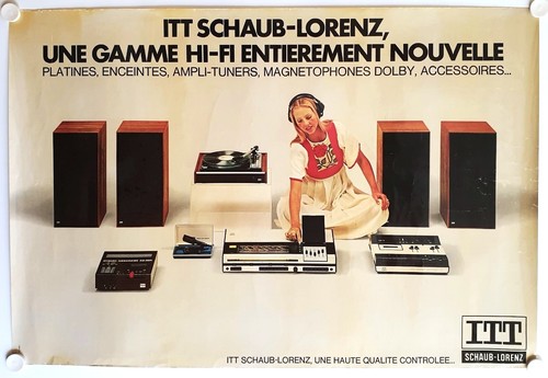 Affiche itt schaub lorenz - affiche, schaub-lorenz