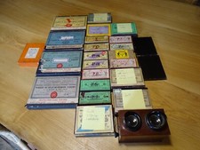 Plaques au Gelatino Bromure d'Argent et Stéréotypes avec Visionneuse Photos