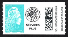 2023 Marianne l'engagée AUTOADHESIF de feuille N° 2226 Services PLUS NEUFS **