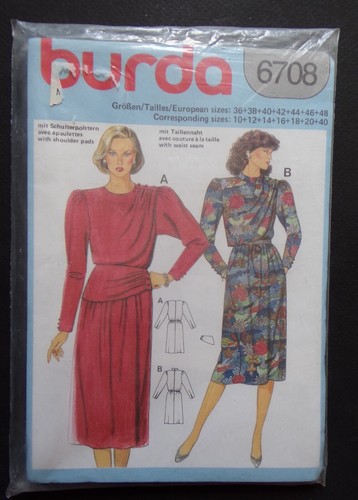 Patron burda 3708 femme - patron,