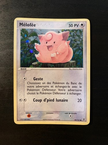 Carte pokémon mélofée - carte,