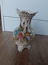 ancien vase floral italien capodimonte