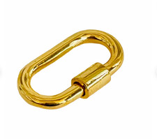 Simple Mousqueton Ovale Fermoir En Or Bijoux 14k Or Massif Fermoir Ovale Bijoux