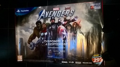 Plv poster giant marvel - plv,