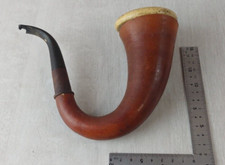 Ancien pipe à fumer, Calebasse / Calabash, écume de Mer
