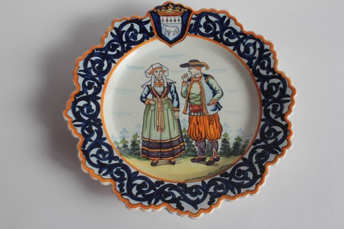 Assiette faïence henriot - faïence,