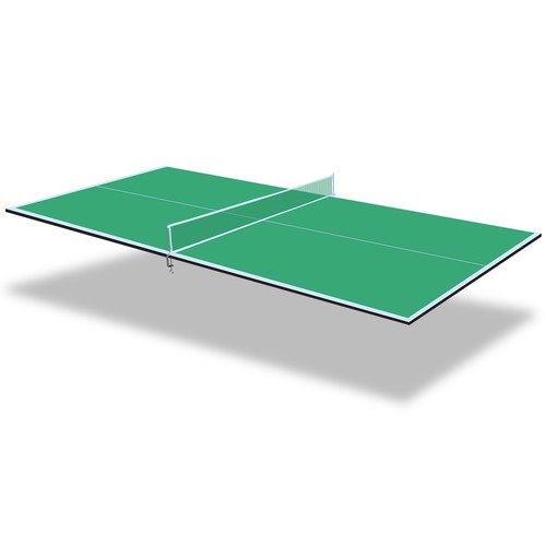 8ft green mid size - ping, pong