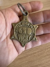 Ancien porte-clé d’hôtel en bronze Hôtel NICE FLORE VICHY