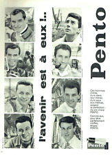 Publicité Advertising 25.03. 1960 Pento lotion capillaire l'avenir