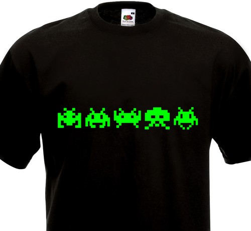 Tee shirt space invaders - tee,