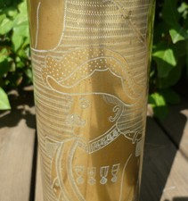 Douille d’obus gravée - Femme – Joffre – Albert 1er